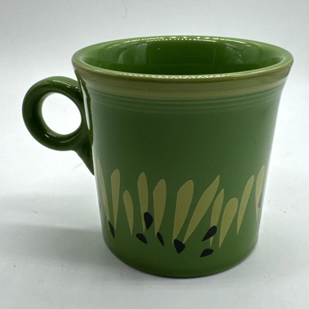 Fiesta Kiwi Ring Handle Mug HTF Fiestaware